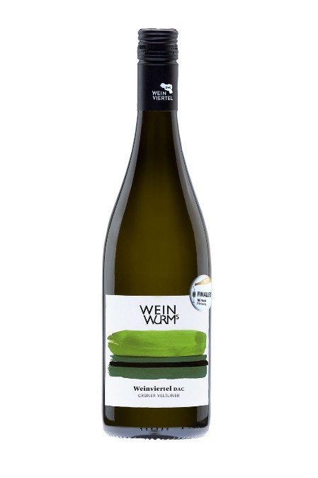 Flaschenfoto WEINWURMs Meinviertel WEINVIERTEL DAC Grüner Veltliner Flaschenfoto WEINWURMs Meinviertel WEINVIERTEL DAC Grüner Veltliner