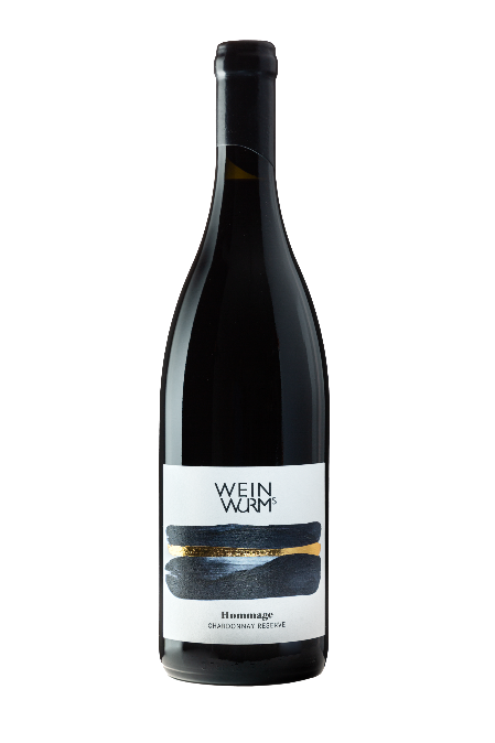Flaschenfoto WEINWURMs Hommage Charonnay Reserve Flaschenfoto WEINWURMs Hommage Chardonnay Reserve