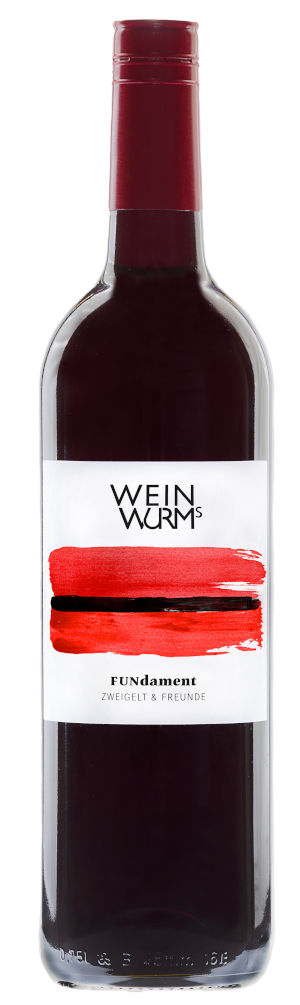 Flaschenfoto von WEINWURMs FUNdament ZWEIGELT & FREUNDE 